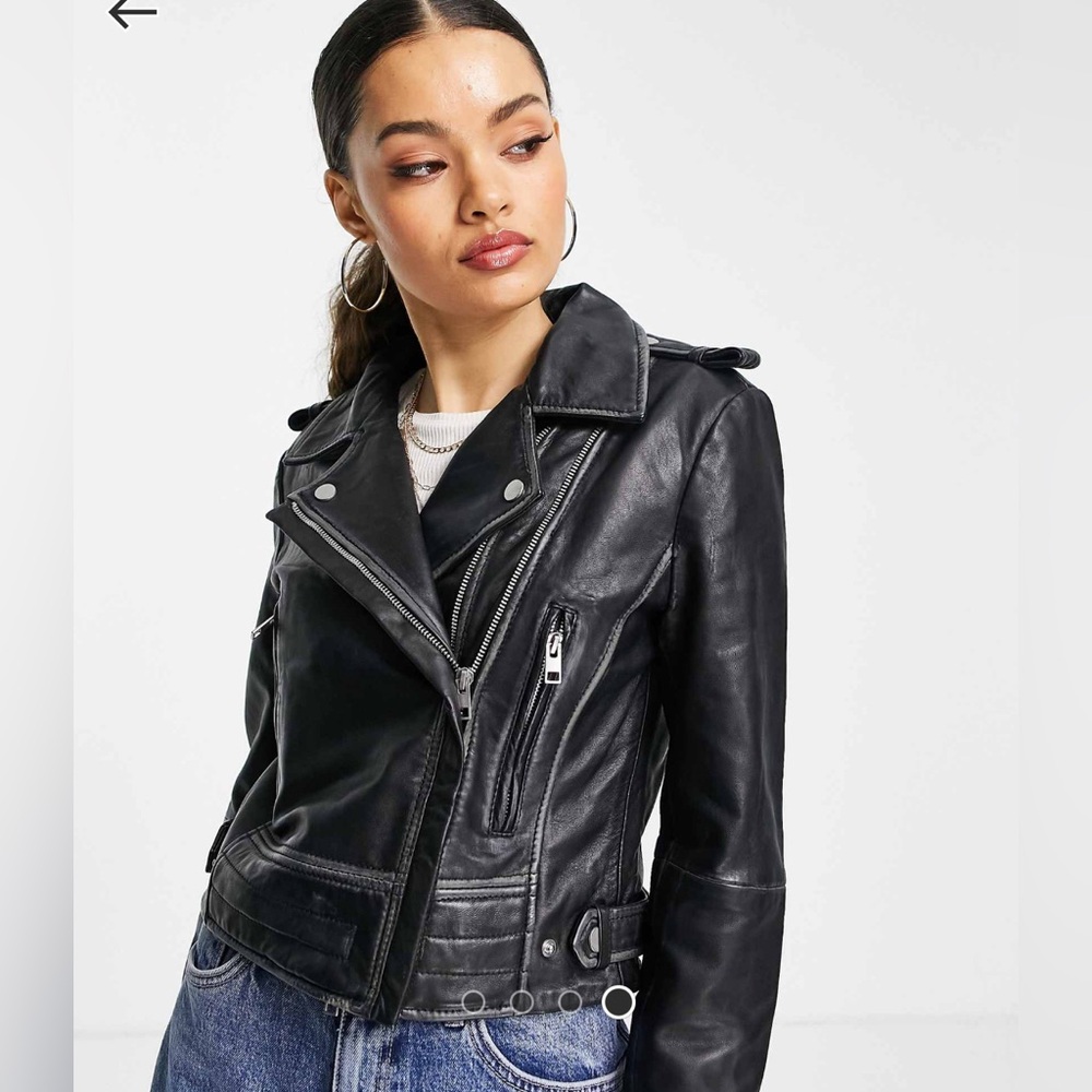 NWT Barney’s Original Leather Jacket- The Beppe